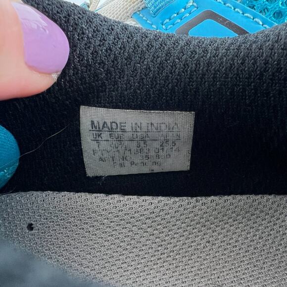 Salomon X Scream Sneaker Women's 8.5 Blue Lace Up Low Top Running Shoes 361920 - Picture 10 of 10